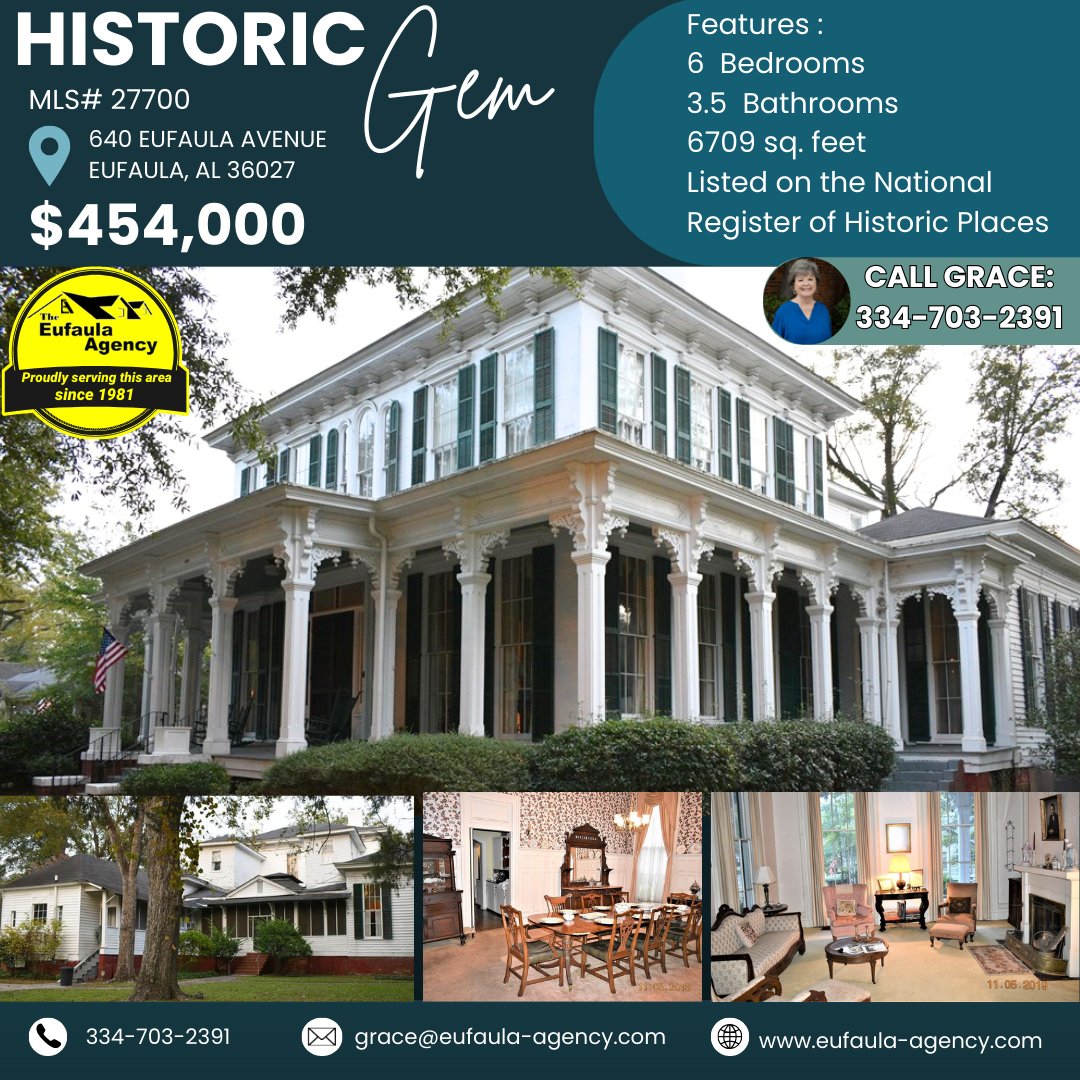 The Eufaula - 💎 A true Historic Gem on Eufaula Avenue! With grand ...