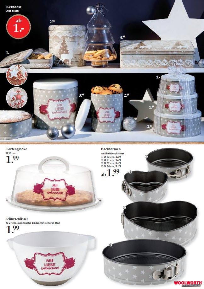 Woolworth - Bei Woolworth findet ihr dekorative Keksdosen, in denen sich leckere Plätzchen besonders wohl fühlen! <3 http://tinyurl.com/Woolworth- Keksdosen Wir backen am liebsten Haferflocken-Schoko-Cookies: Rezept für 12 Cookies