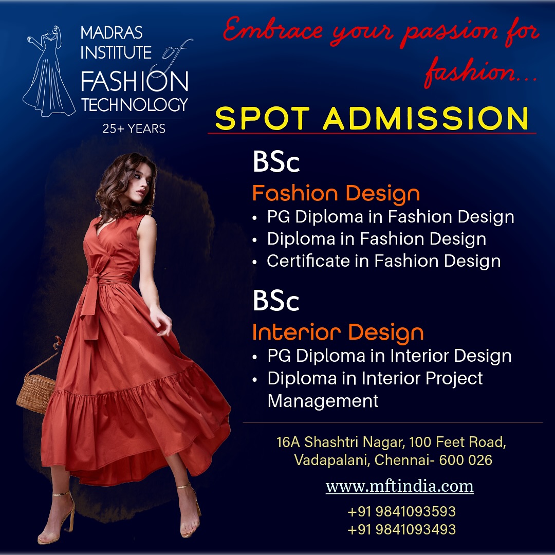 Madras - ## Madras Institute of Fashion Technology (MIFT) Admission ...