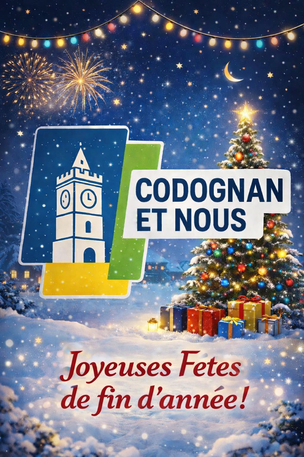 Joyeuses Fêtes de fin d’année à... - Codognan et Nous | Facebook