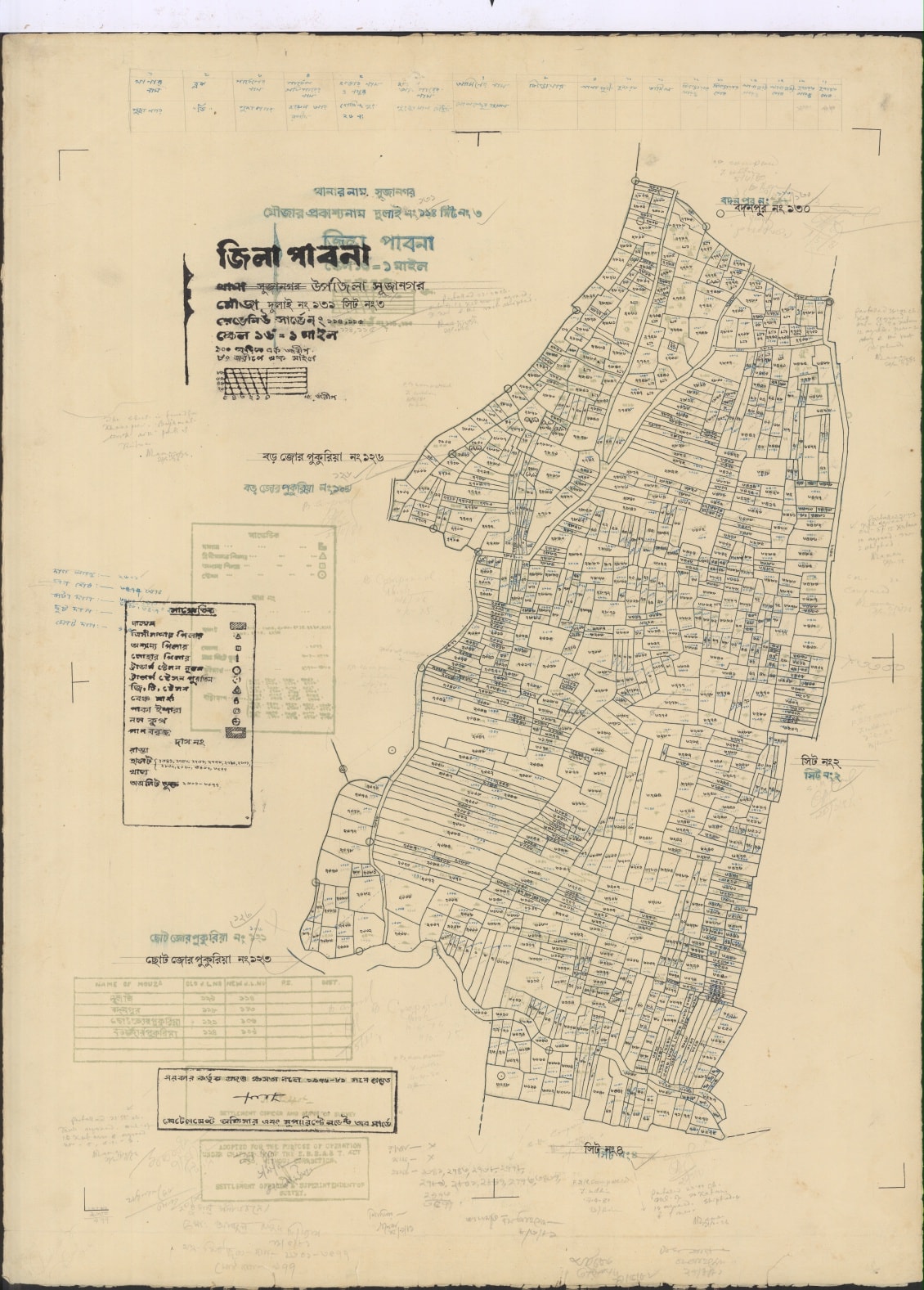 মৌজা ম্যাপ | Chapainagar