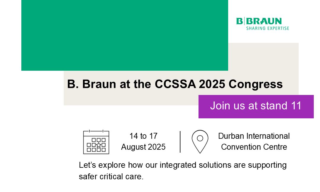 B. Braun - B. Braun South Africa is proud to be part of the 2025 CCSSA ...