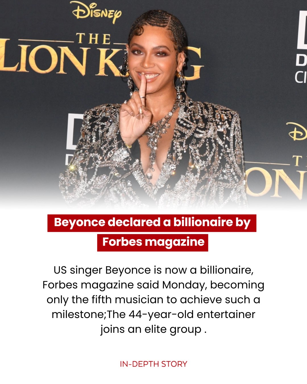 In-Depth - US singer Beyoncé has officially become a billionaire ...