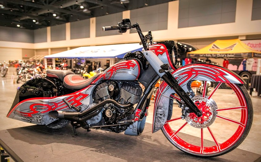 Indian - Here’s a fancy rig caught at a bike show a few years back. I ...