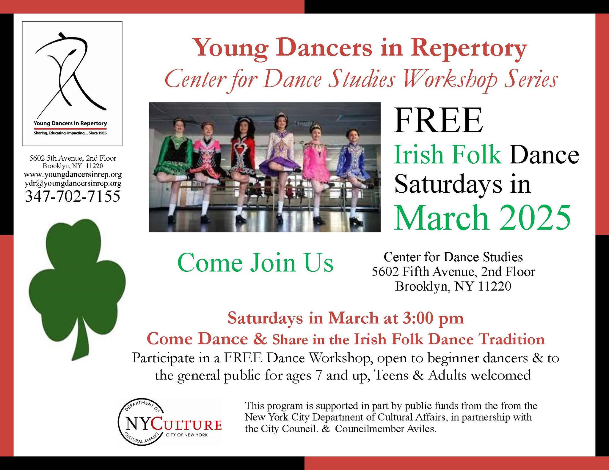 Young - Join Young Dancers in the month of March to celebrate Irish ...