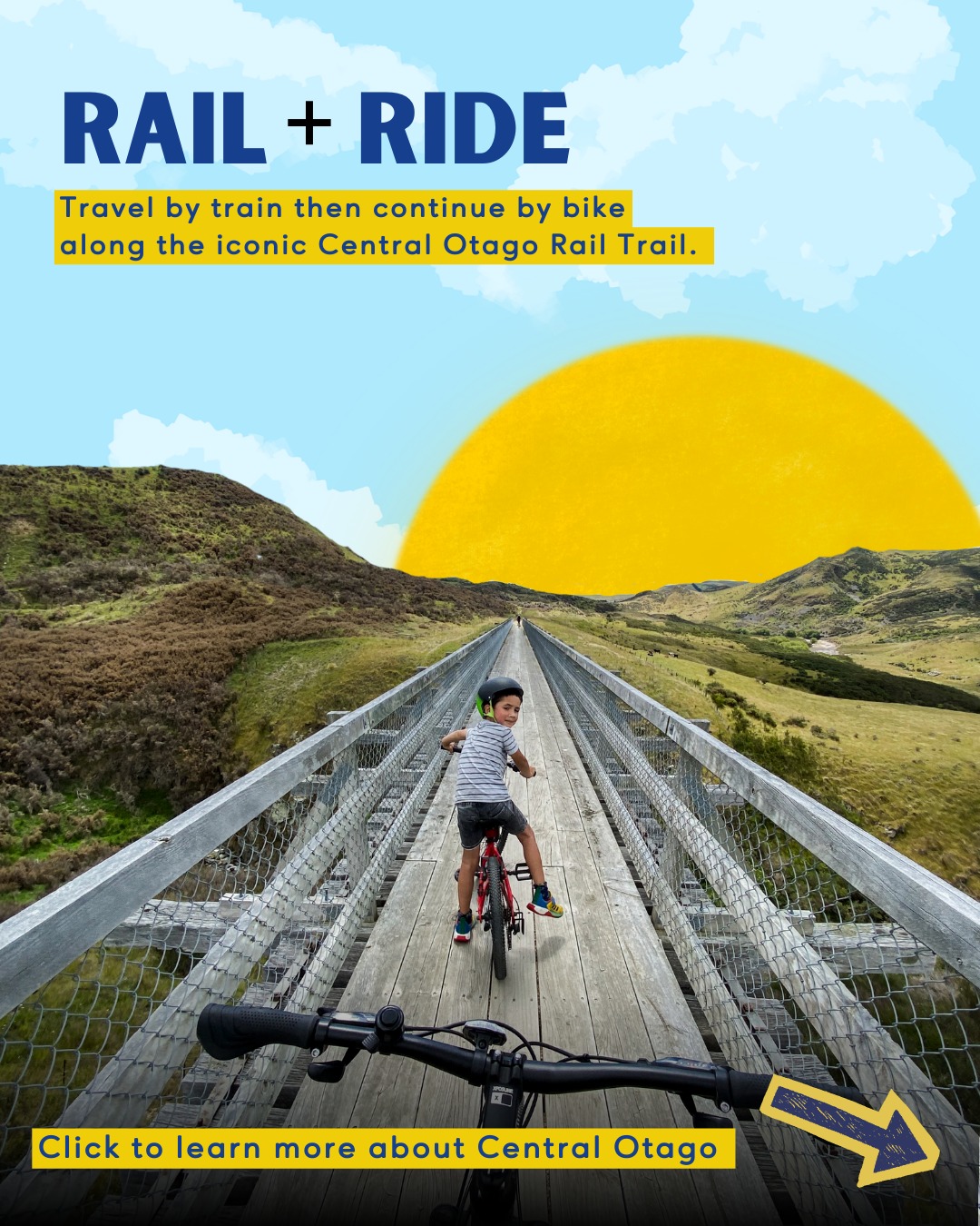 Train One Way. Ride the Rest. 🚂🚴 Take... - Dunedin Railways | Facebook
