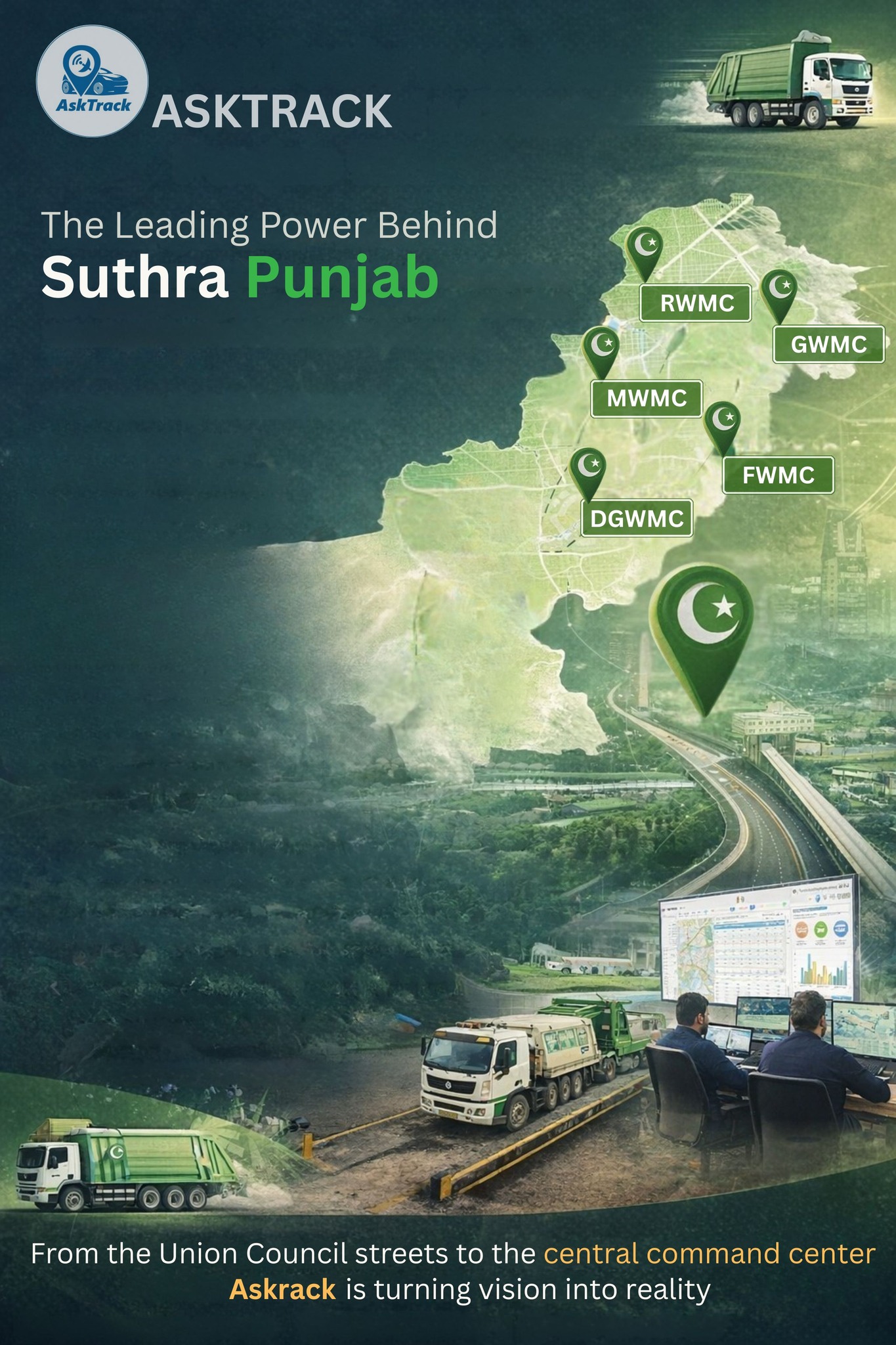 AskTech - The Power Behind a Cleaner Punjab 🚛💨 We don't just track; we ...