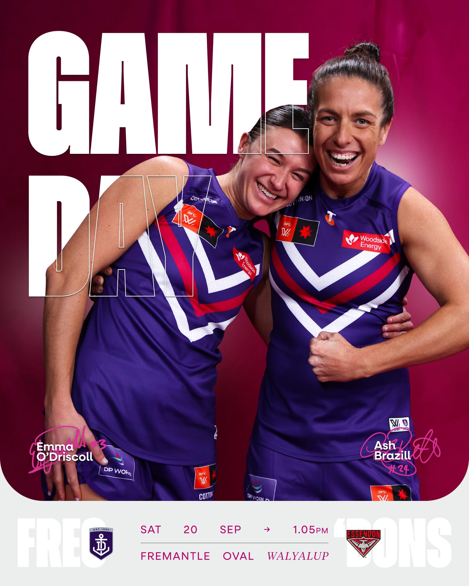 Fremantle - what a perfect day for footy in Freo 😍 check the comments ...