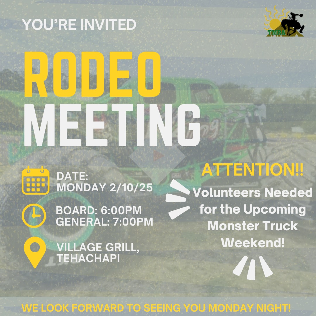 Tehachapi Mountain Rodeo Association | Tehachapi CA