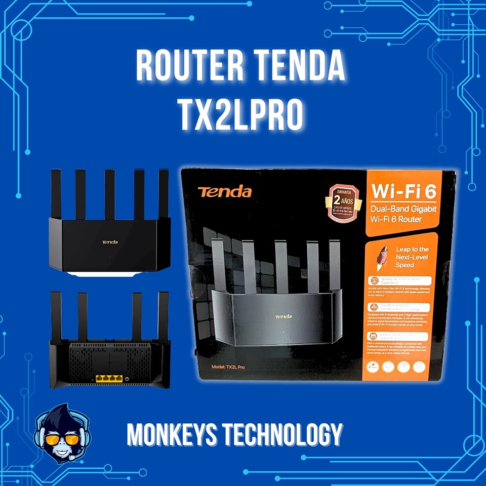 Monkeys - 🚀 ¡Potencia tu conexión con el Router Tenda TX2L Pro!🚀 ...