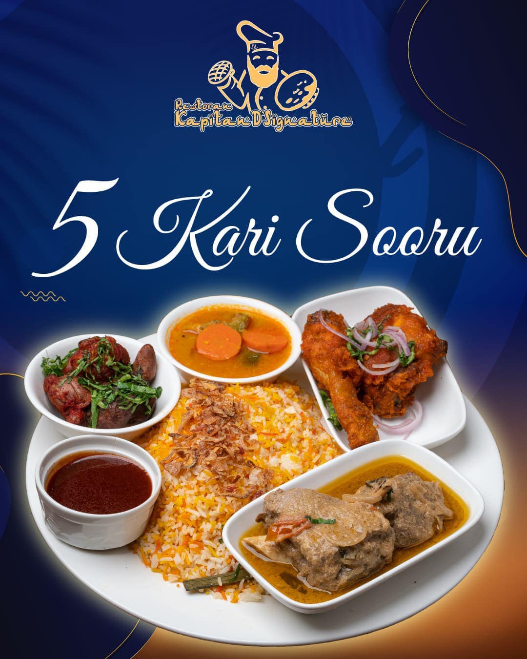 Hidangan 5 Kari Sooru ini dihidangkan... - Kapitan Sdn. Bhd. | Facebook
