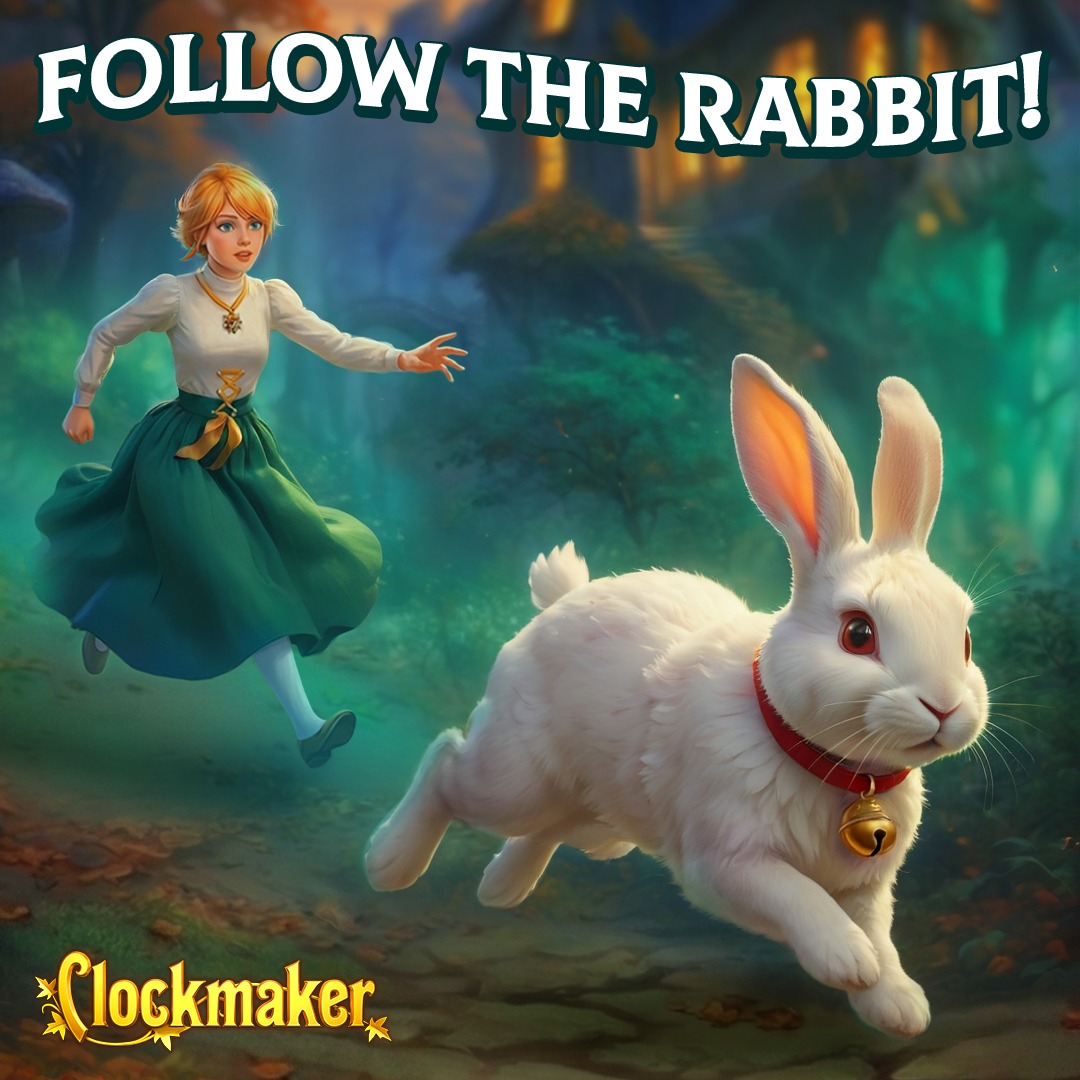Clockmaker - 🐇 𝐅𝐨𝐥𝐥𝐨𝐰 𝐭𝐡𝐞 𝐑𝐚𝐛𝐛𝐢𝐭 𝐓𝐫𝐚𝐢𝐥 𝐢𝐧 𝐂𝐥𝐨𝐜𝐤𝐦𝐚𝐤𝐞𝐫! ️... | Facebook