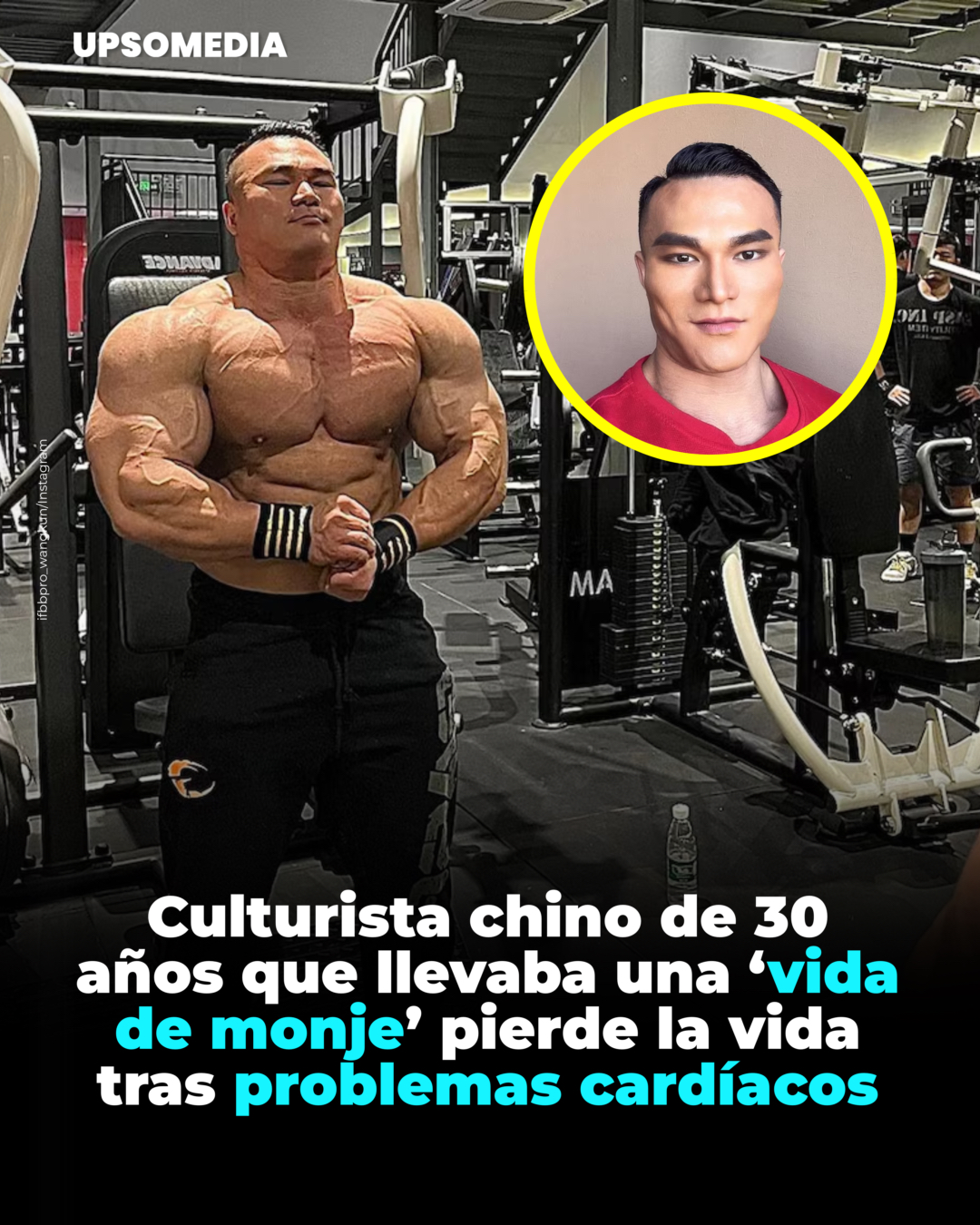 El - El 17 de diciembre de 2025, el campeón de fisicoculturismo Wang ...