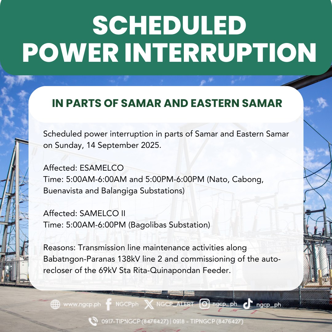 Scheduled... - National Grid Corporation of the Philippines | Facebook