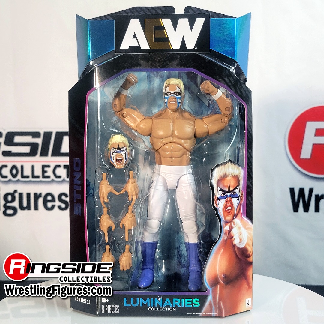 FIRST LOOK: Sting RARE 1 of 3000 @Jazwares @AEW Unmatched Series