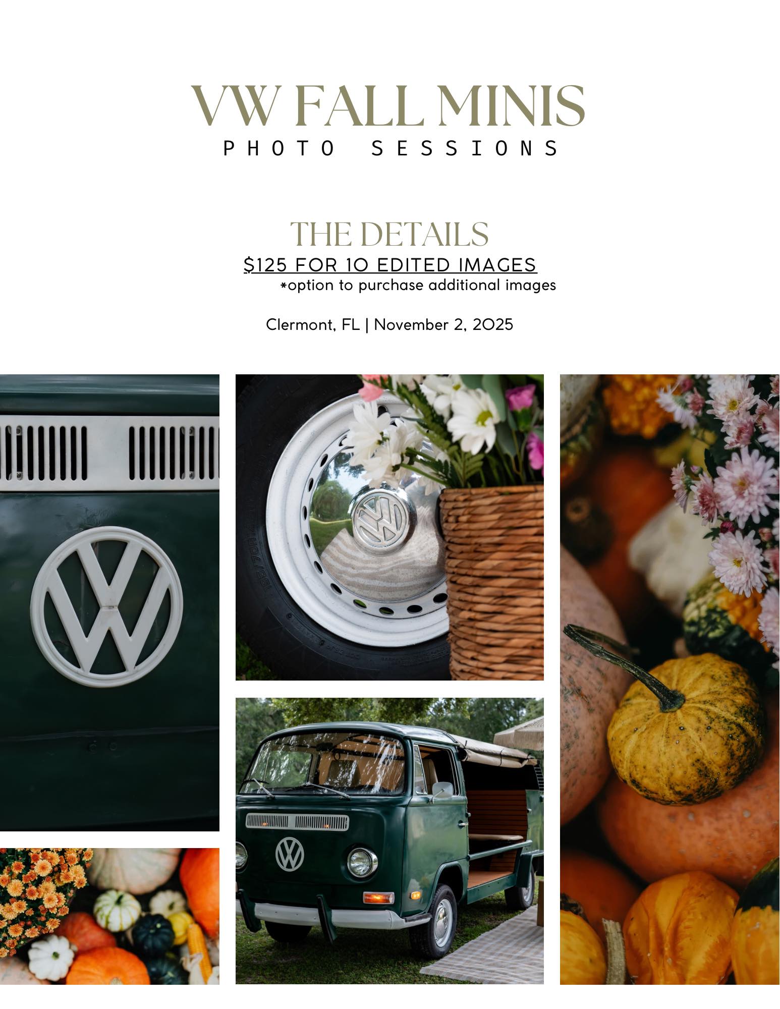 After - Fall is here and so are minis! I have the honor of shooting ...