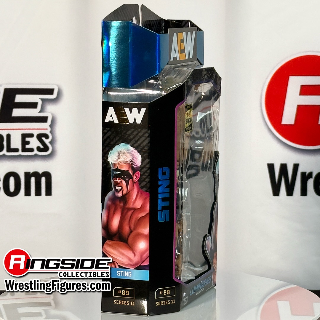 FIRST LOOK: Sting RARE 1 of 3000 @Jazwares @AEW Unmatched Series