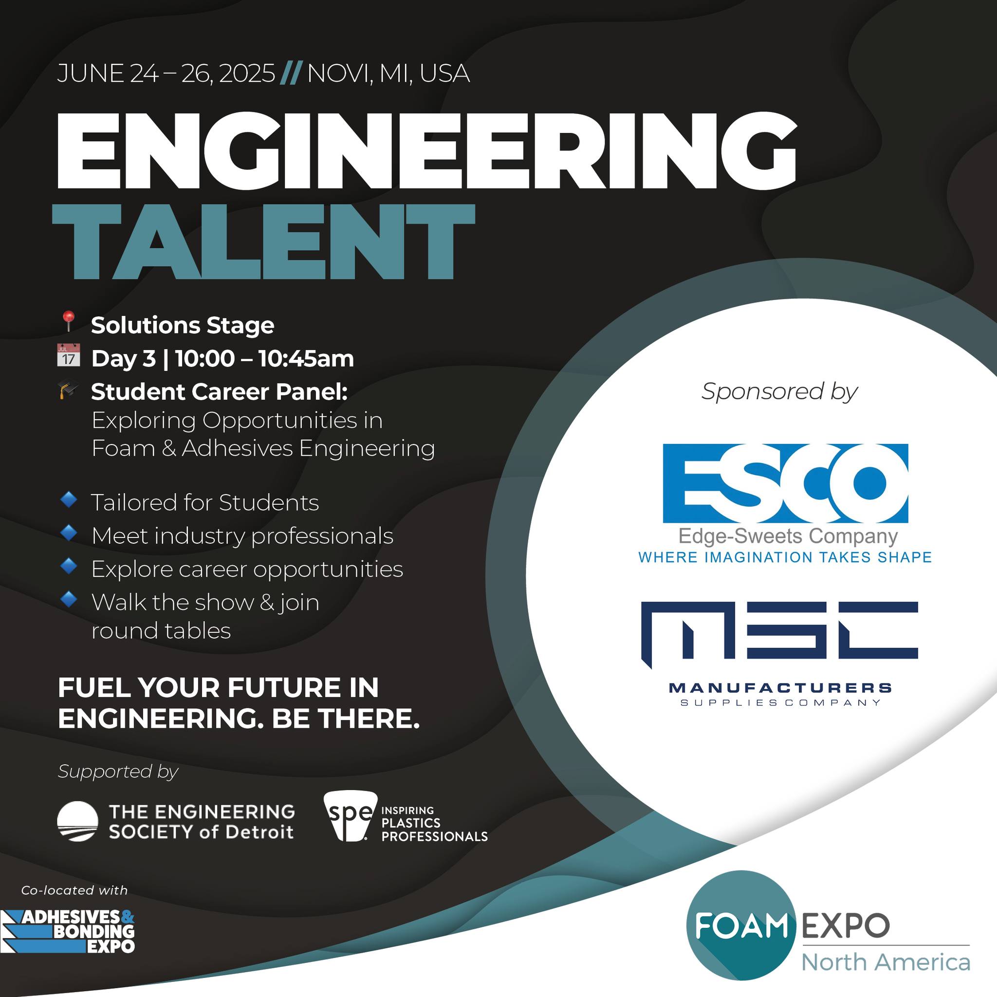 🎓 Calling all future engineers!... - Foam Expo North America | Facebook