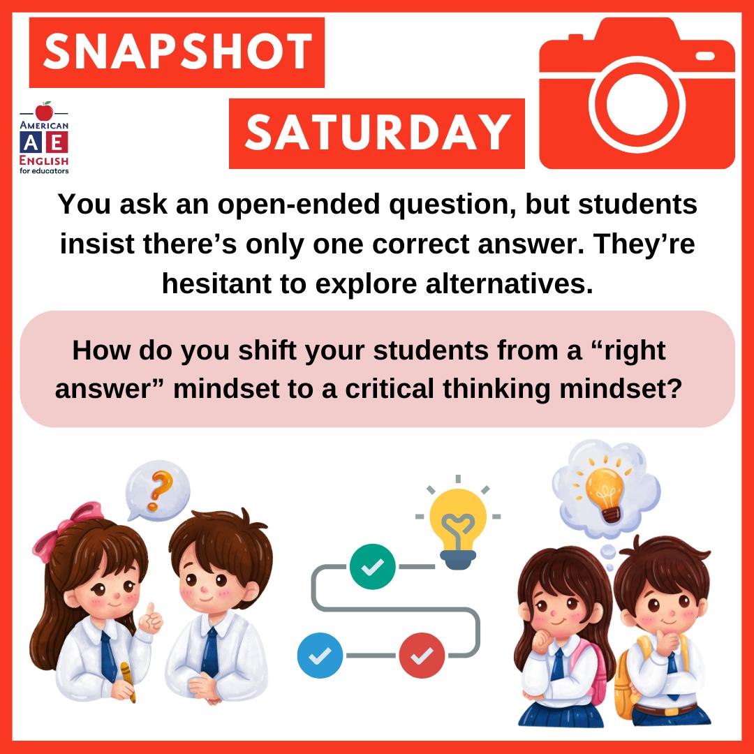 American - 🎉🎉🎉Happy Snapshot 📸 Saturday, teachers! 👉Share your ...
