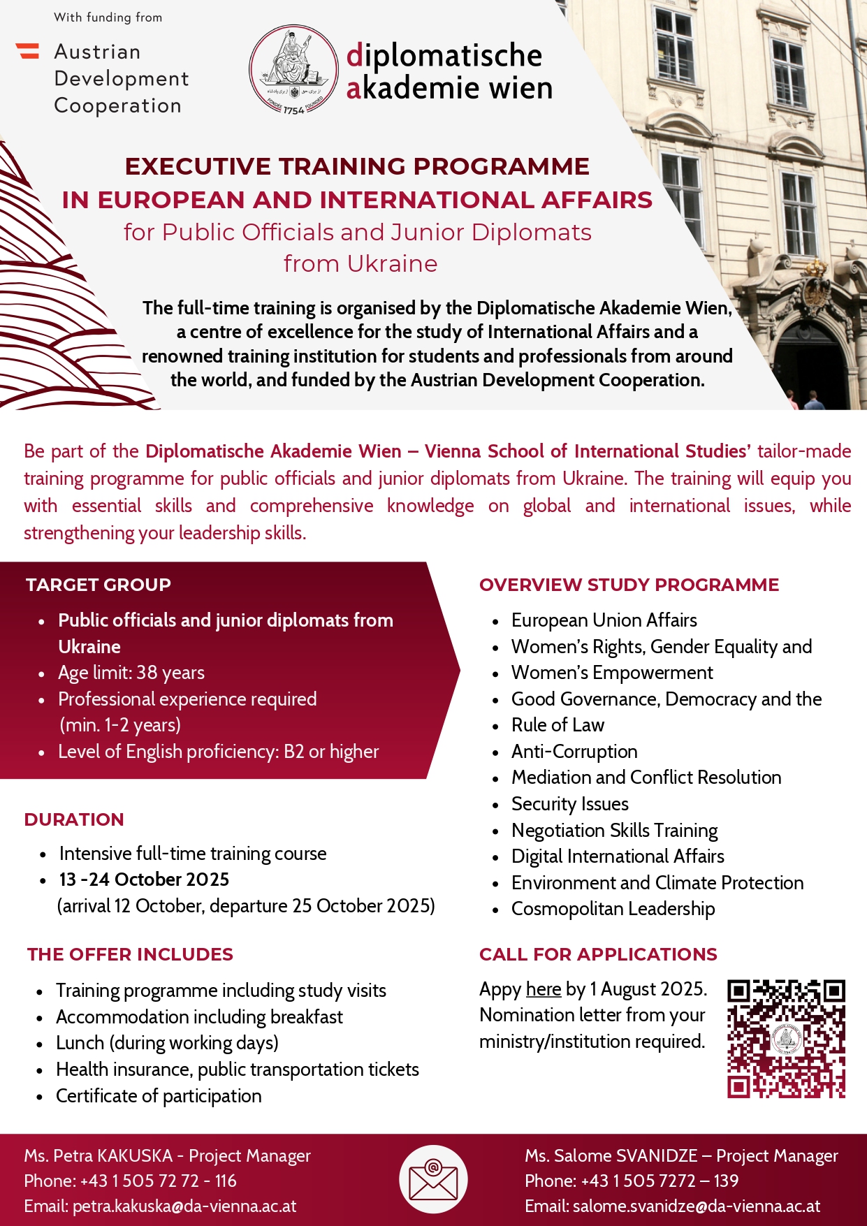 🇪🇺 Executive Training Programme in European and International Affairs 📍 ...