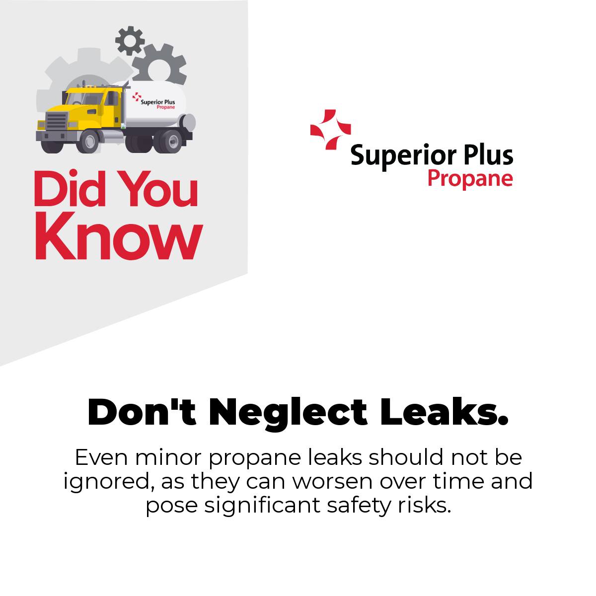 Did You Know? Take Care When... - Superior Plus Propane | Facebook