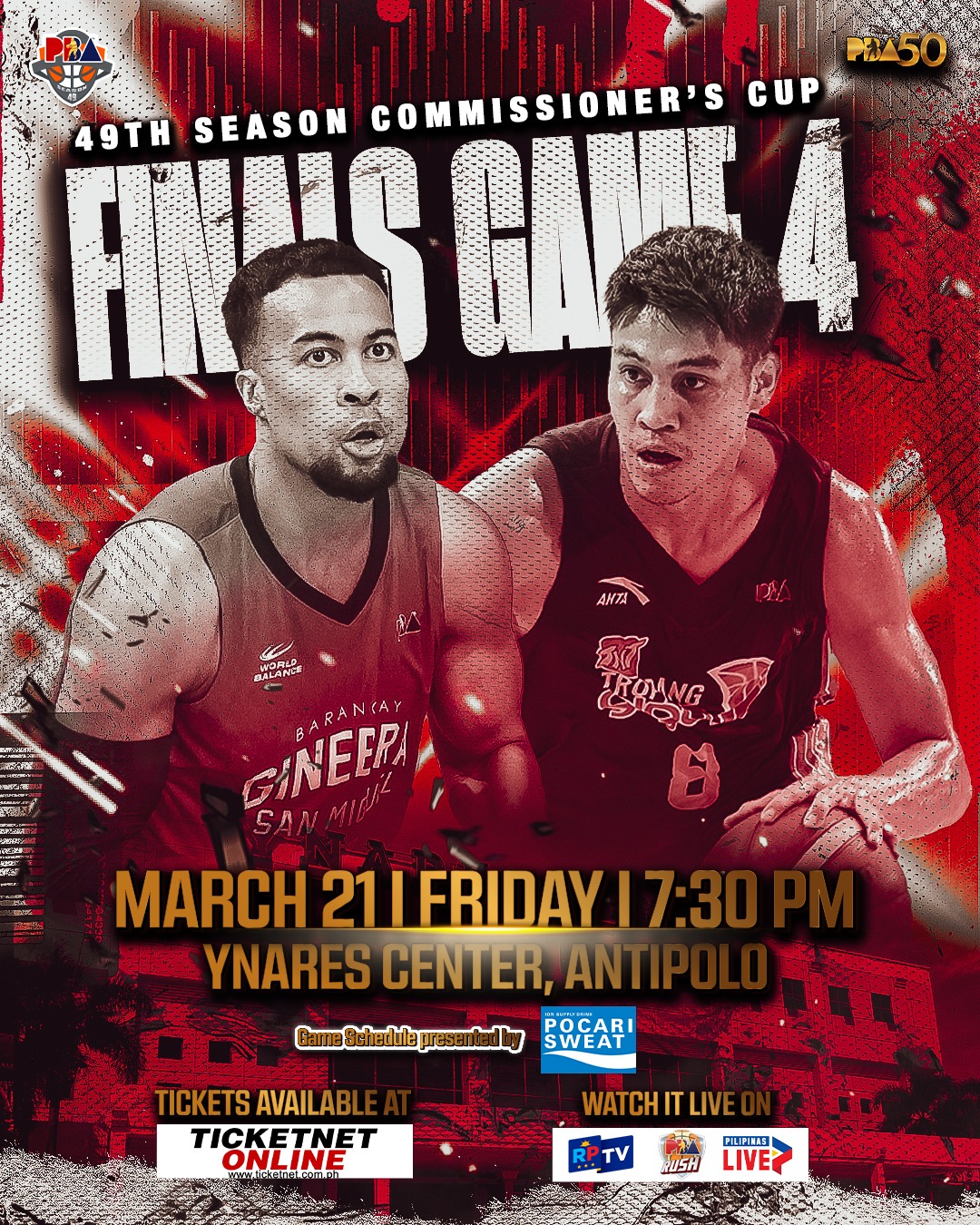 PBA - TABLA o PURO na? #PBASeason49 Commissioner's Cup best-of-7 # ...