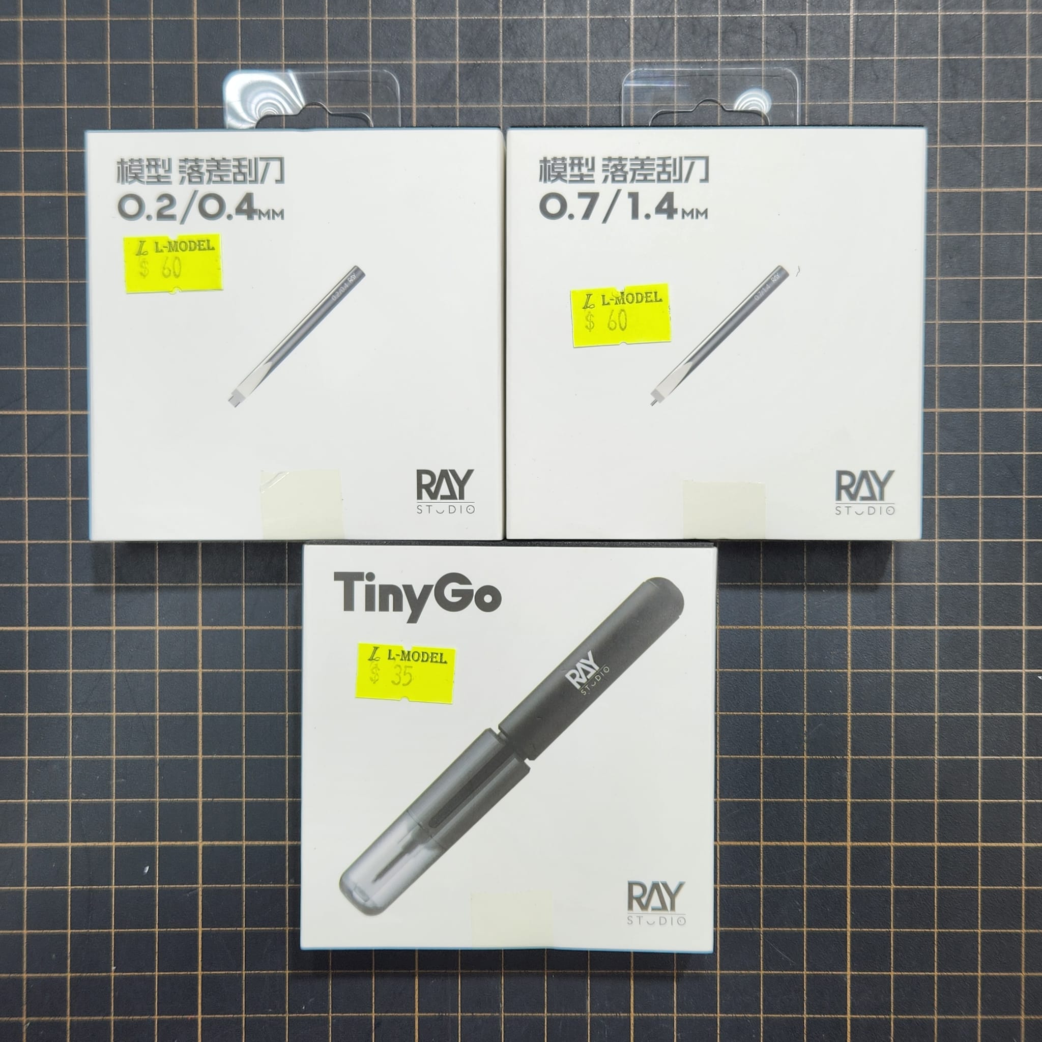 補貨‼️ Ray Studio⚫⚪ Ray Studio 落差刮刀 凸字刀... - L-Model 模型工具油漆用品 | Facebook