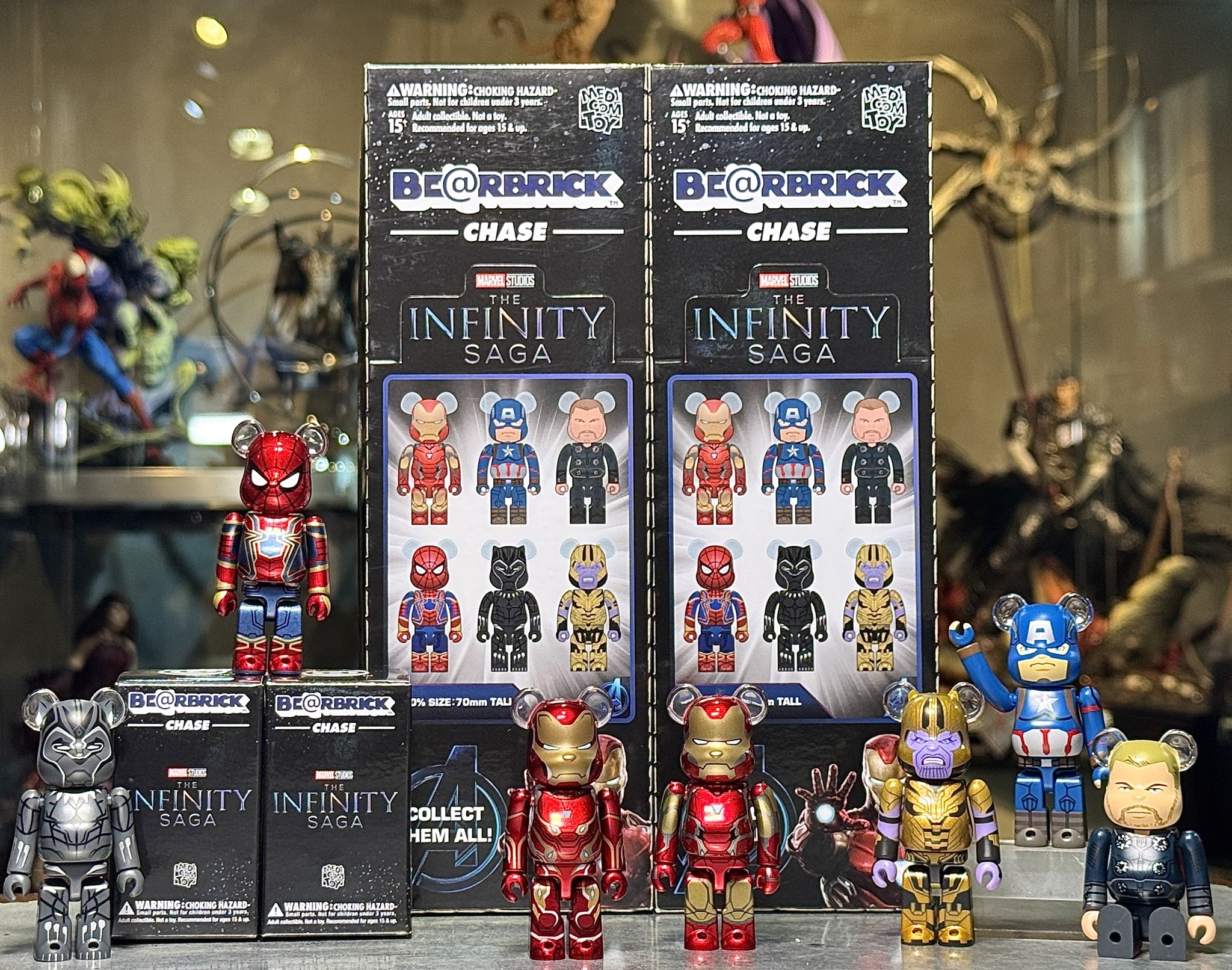 Medicom - Bearbrick Chase 100% - Marvel The Infinity Saga 到貨喇 ~ !