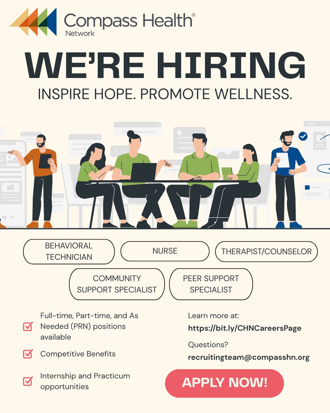 💚 Join a team that’s making a... - Compass Health Careers | Facebook