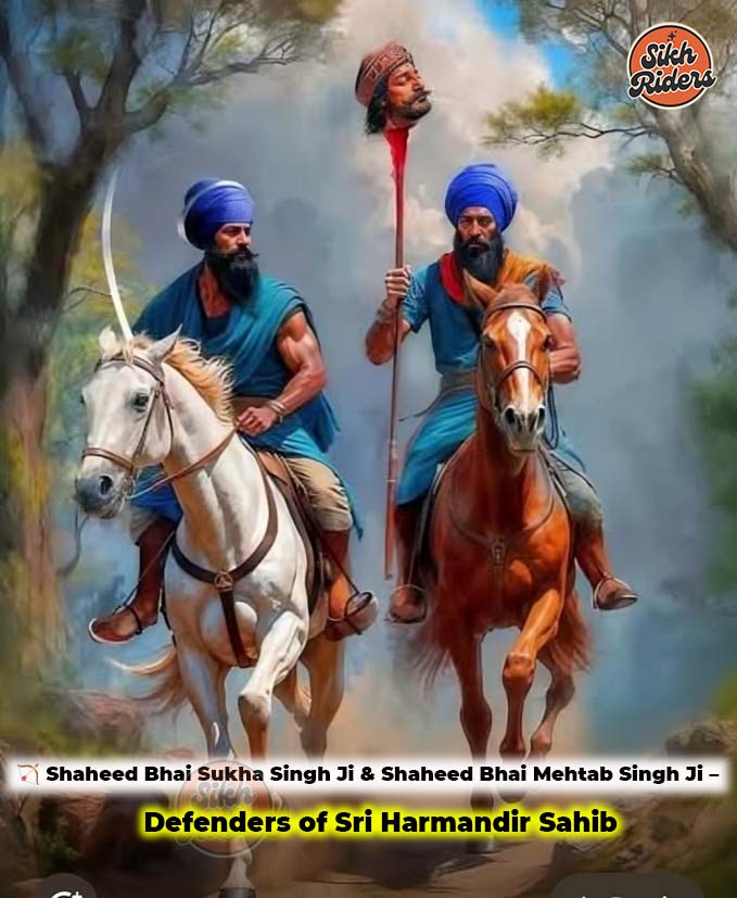 Sikh Riders - ⚔️ Shaheed Bhai Sukha Singh Ji & Bhai Mehtab... | Facebook