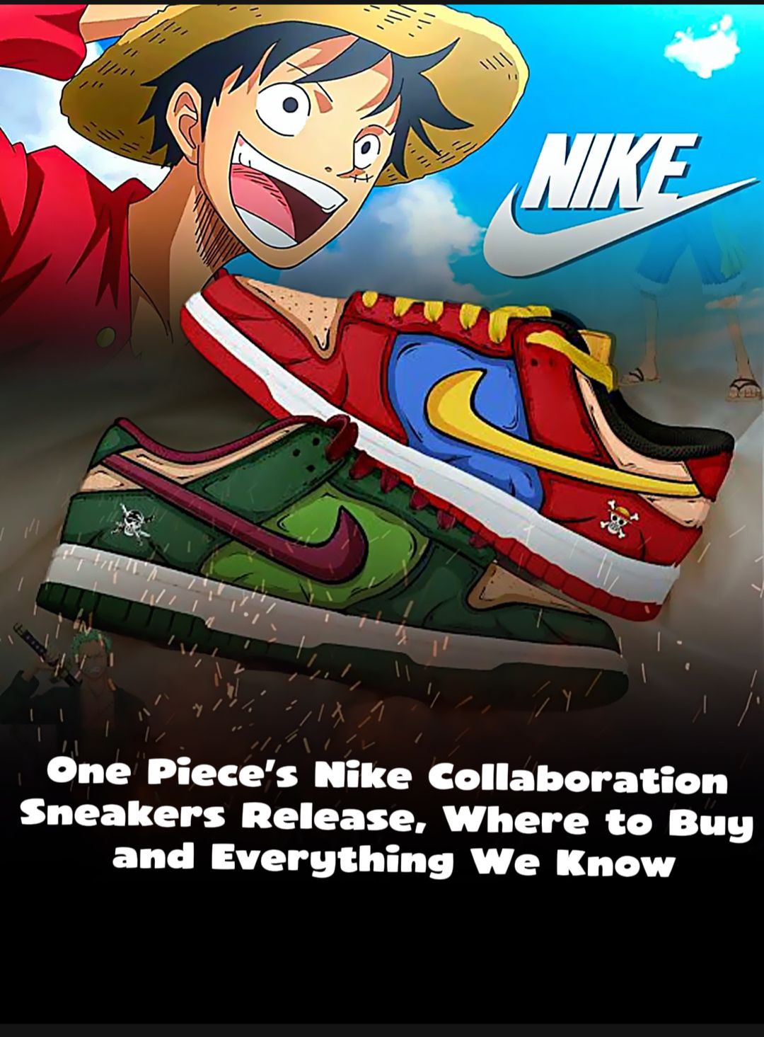 Skechers x One Piece D'Lites 3.0 – Portgas D. Ace Cop your fave