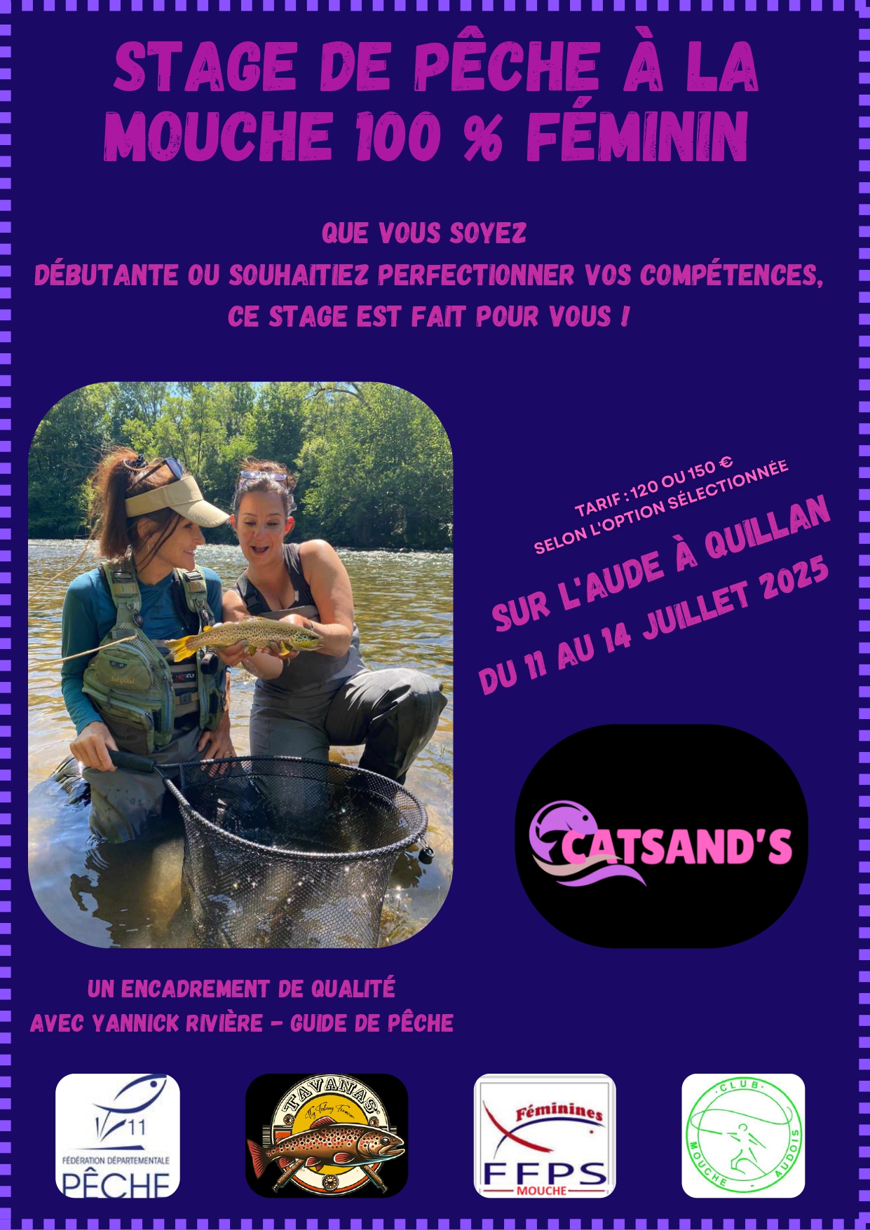 FFPS Mouche - 🎣 STAGE FEMININES AUDE JUILLET 2025 🎣 La... | Facebook