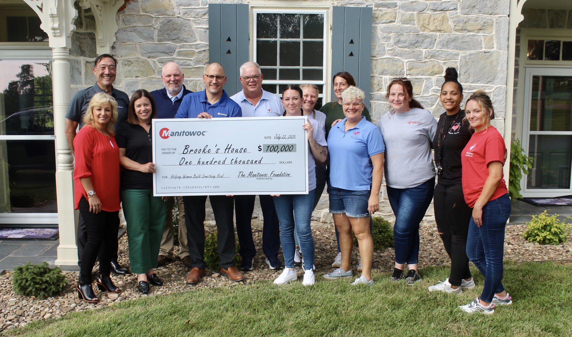 Brooke's - The Manitowoc Company donates $100,000 to Brooke’s House! ️ ...