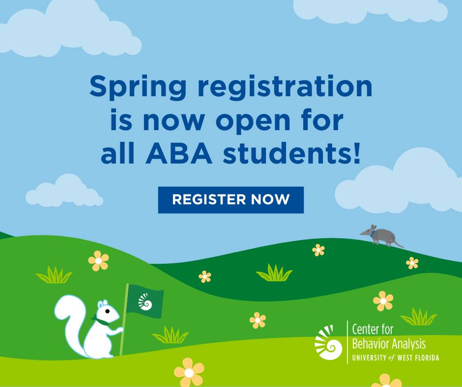UWF ABA - Spring registration is open for all ABA students! Secure your ...