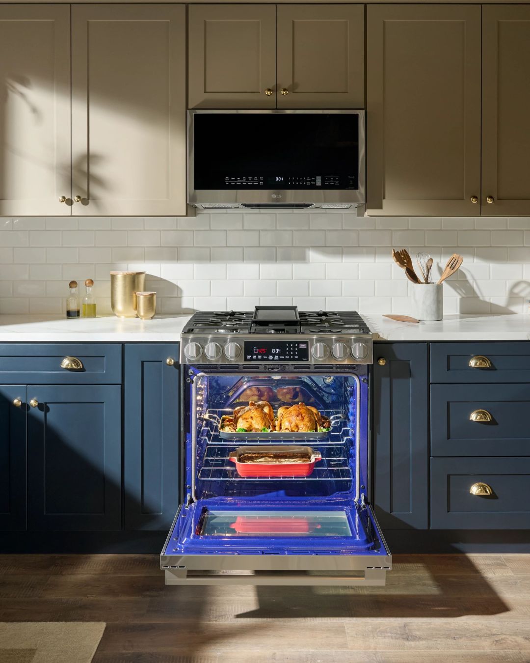Appliance - The LG Smart Gas Slide-in Range has Probake Convection ...