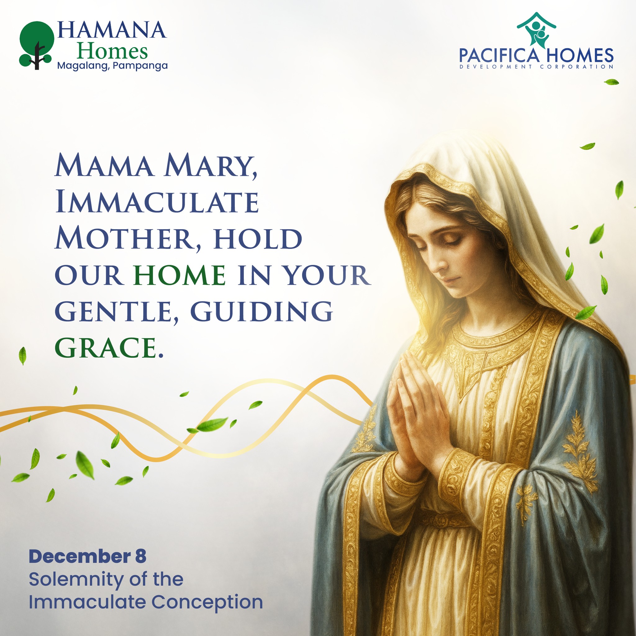 Hamana - Today, we honor Mary Immaculate, a model of purity, faith, and ...