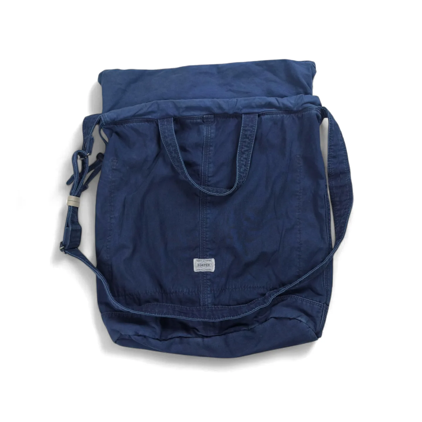 バッグ PORTER Indigo Canvas 2Way Bag Japan Yoshida Porter Natural Indigo Dyed 