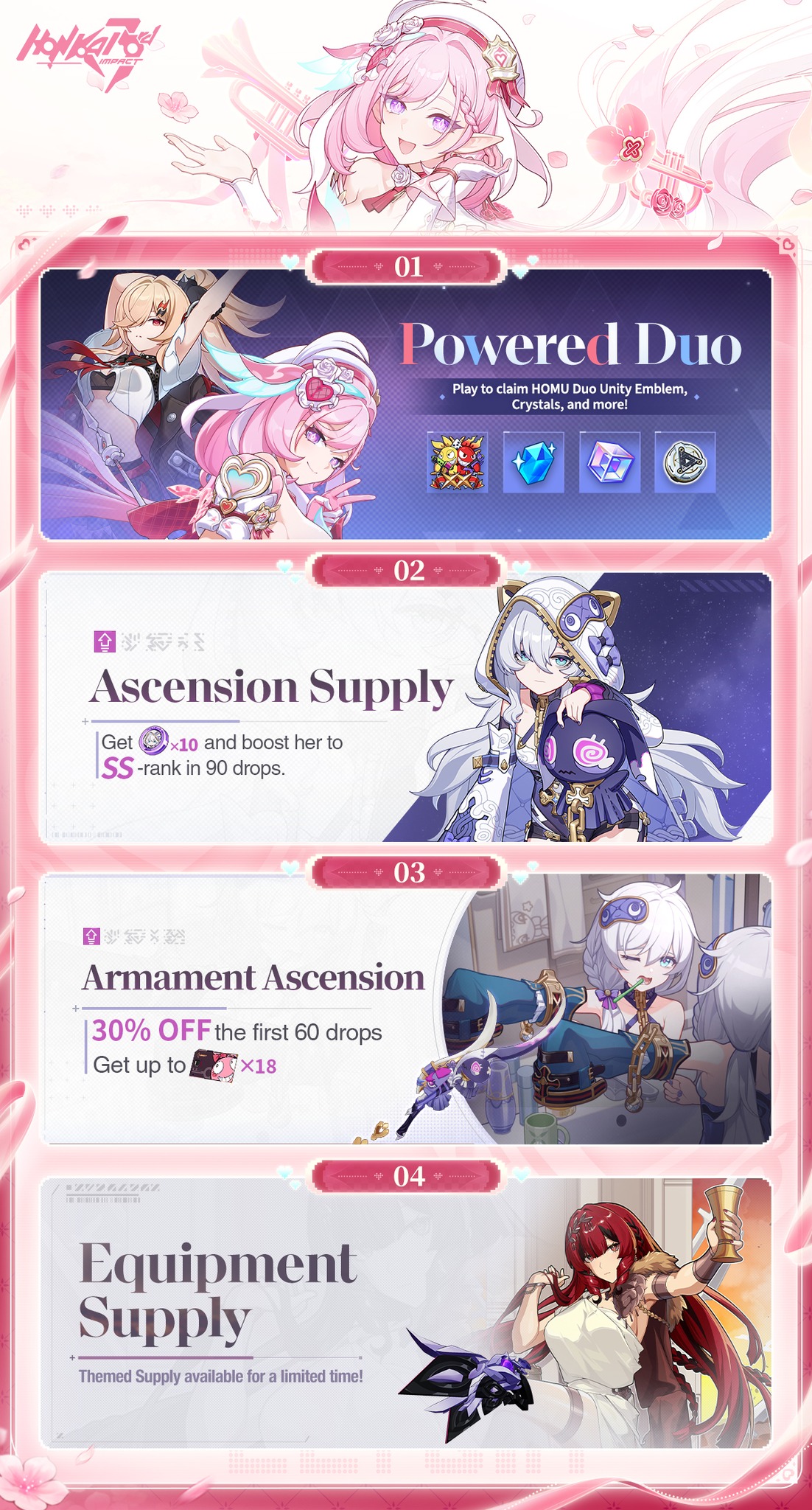 Honkai - ☆☆ Weekly Events Update ☆☆ Powered Duo | From DEC 18, play the ...