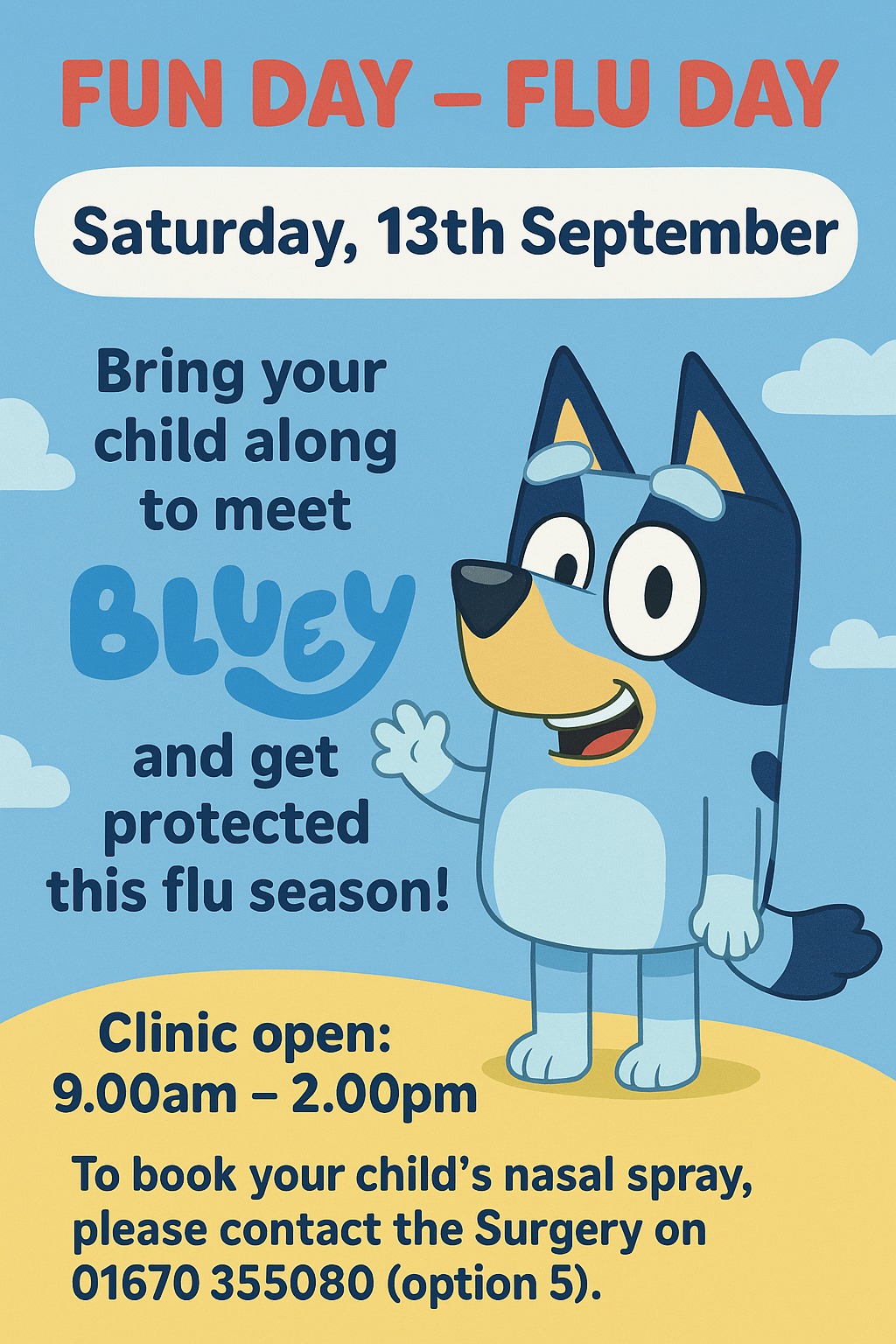 🎉🐾 FUN DAY – FLU DAY! 🐾🎉 Bring... - Railway Medical Group | Facebook