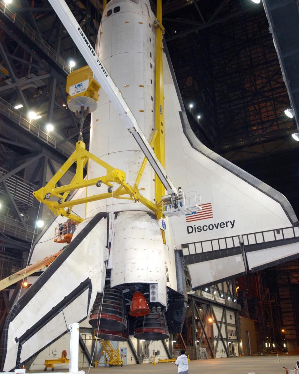 Space - On June 7, 2005, inside the transfer aisle of the Vehicle ...