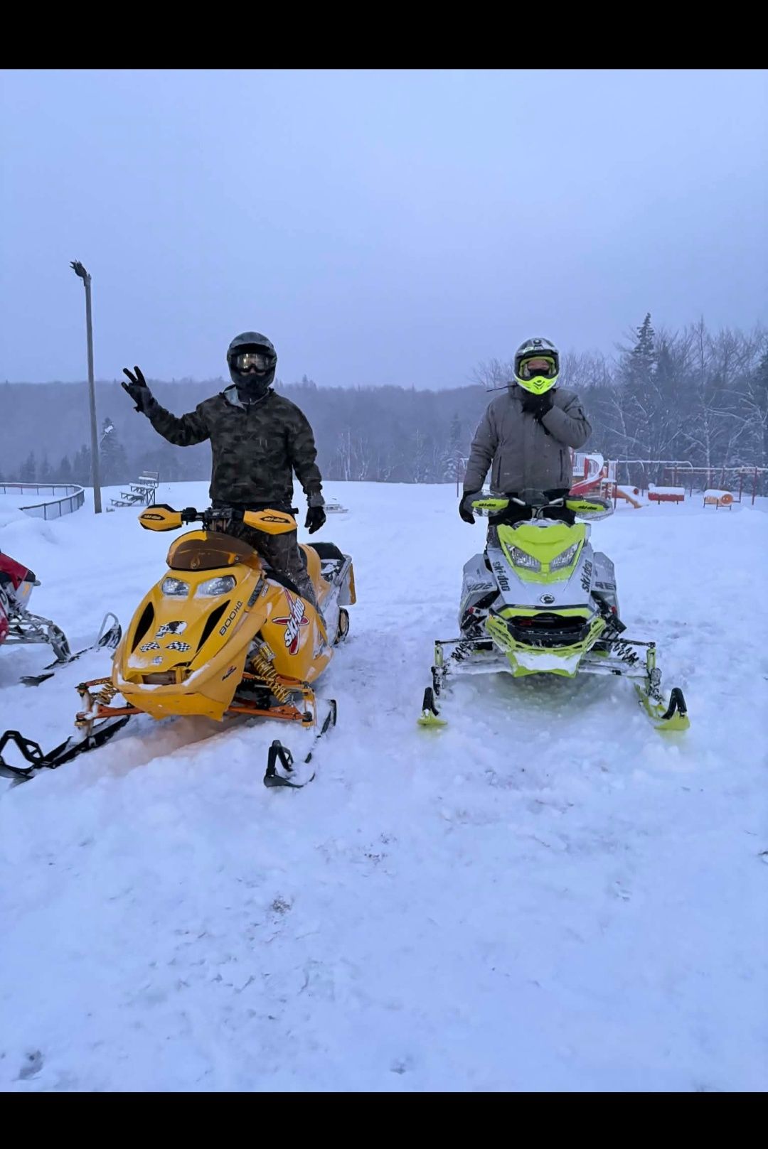 Me an my brother on the 2004 Mxz800r... - Matthew Collette | Facebook