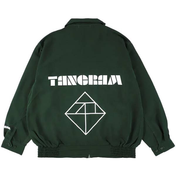 NEW ARRIVAL TANGRAM LINE PUZZLE LOGO POPLIN JACKET ¥15000+TAX ロゴ 