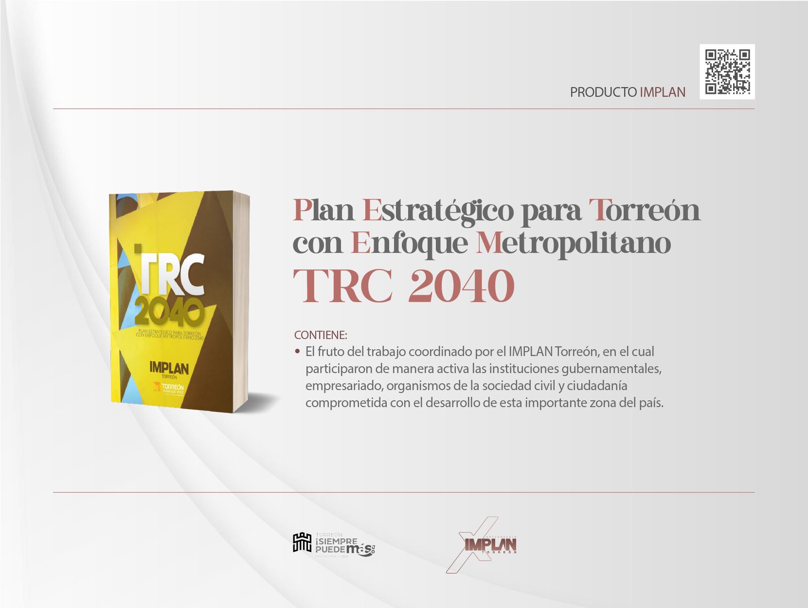 IMPLAN Torreón - Producto IMPLAN... ¡Conócelo! 🔸 Plan... | Facebook