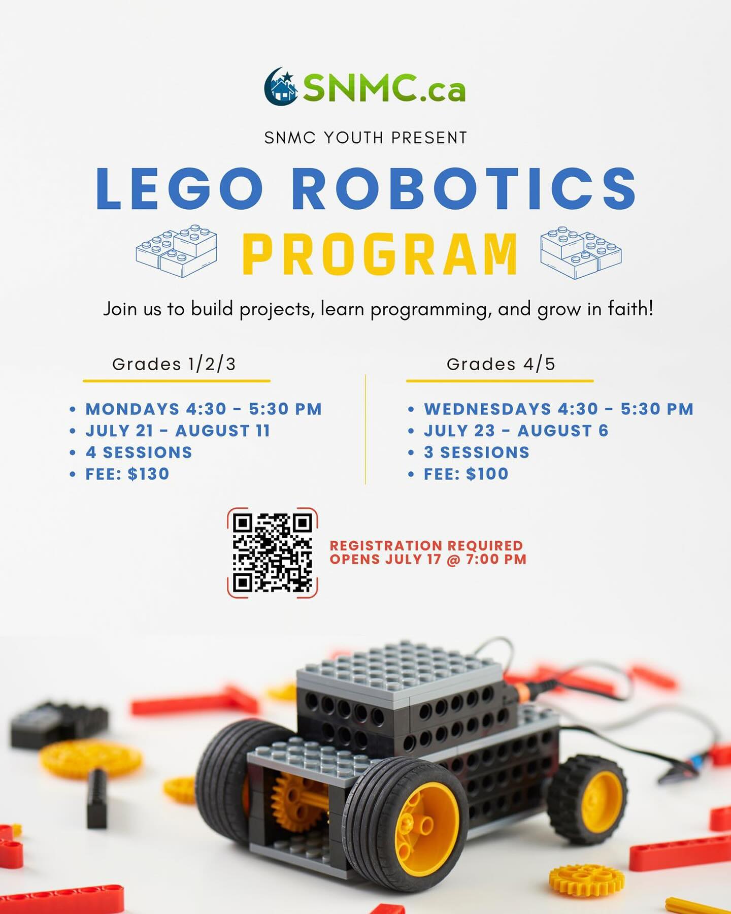 SNMC.ca - 🔧🤖 LEGO Robotics is here! 🚀 Calling all future... | Facebook