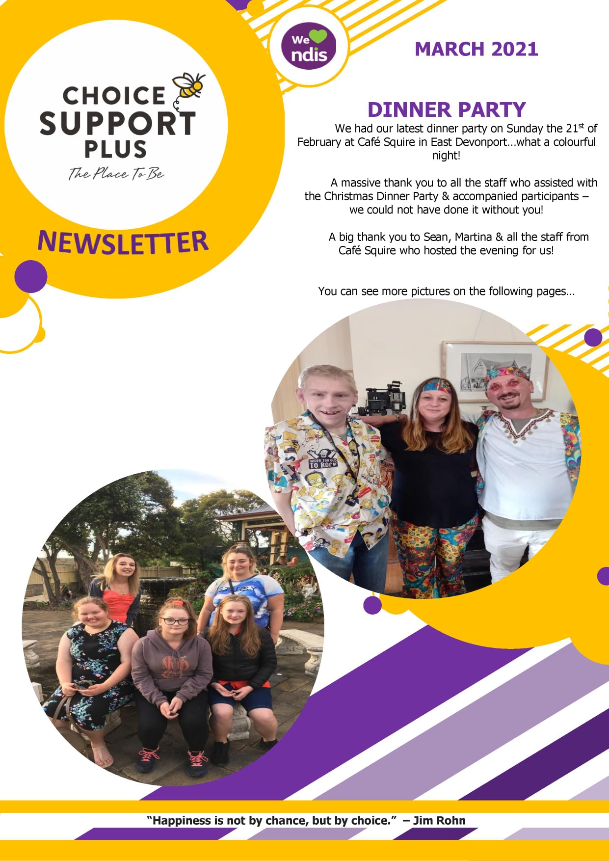 A collection of our monthly newsletters! - Choice Support Plus | Facebook