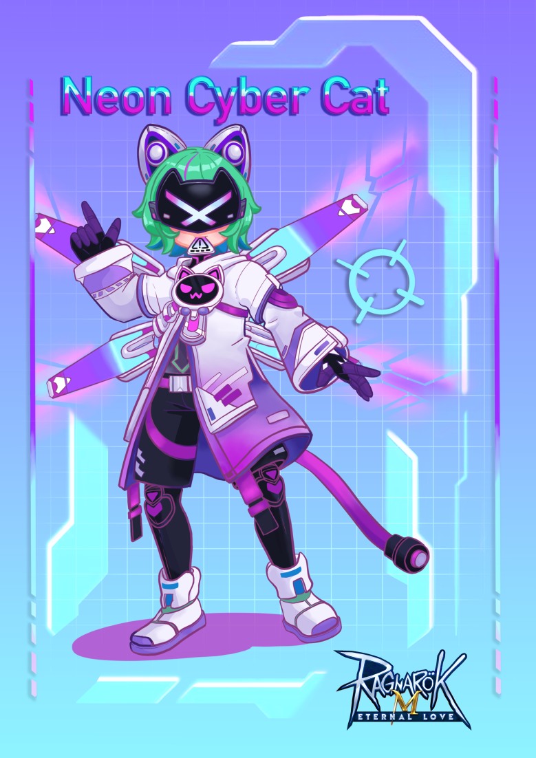 Ragnarok - Luzes de neon ligadas, Cyber Cat na área! 🐾⚡️ Sinta o pulso ...