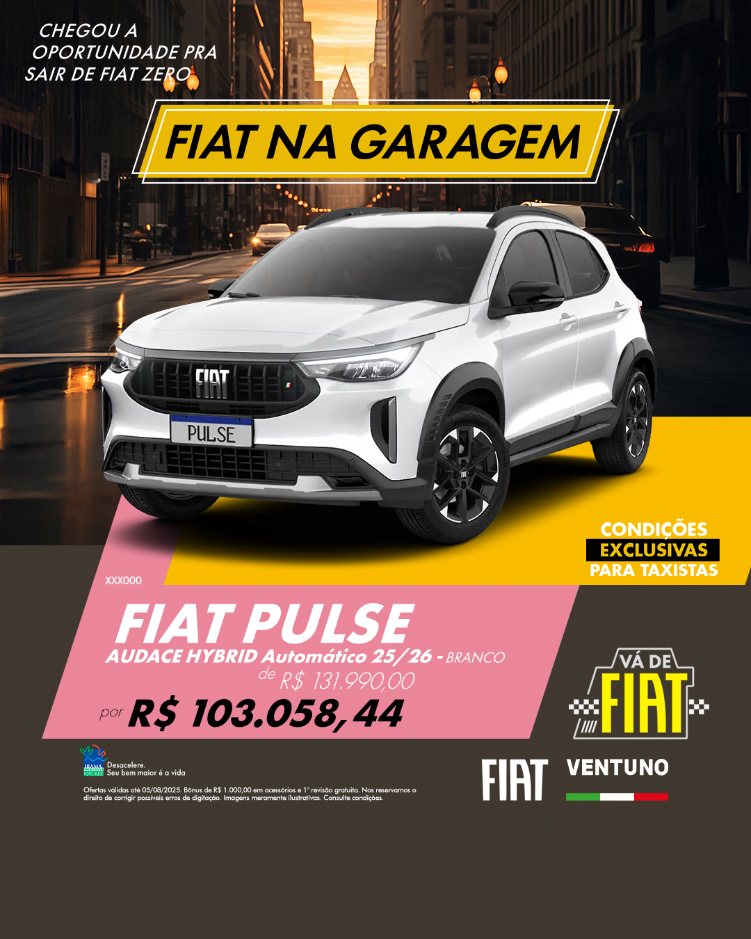 🚖 Vá de FIAT e aproveite vantagens exclusivas para taxistas! Todo