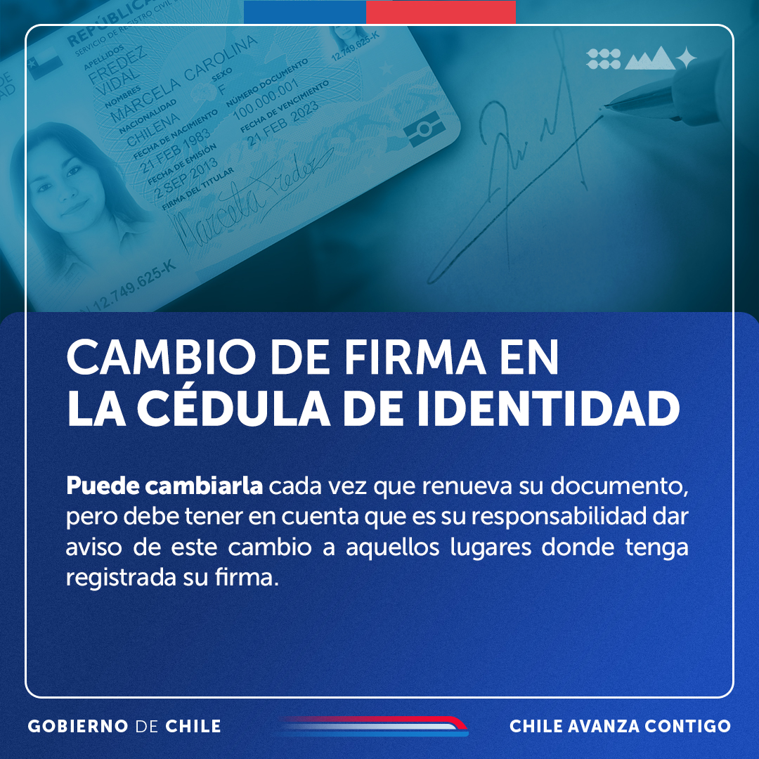 ¿Quieres cambiar... - Registro Civil e Identificación - Chile | Facebook