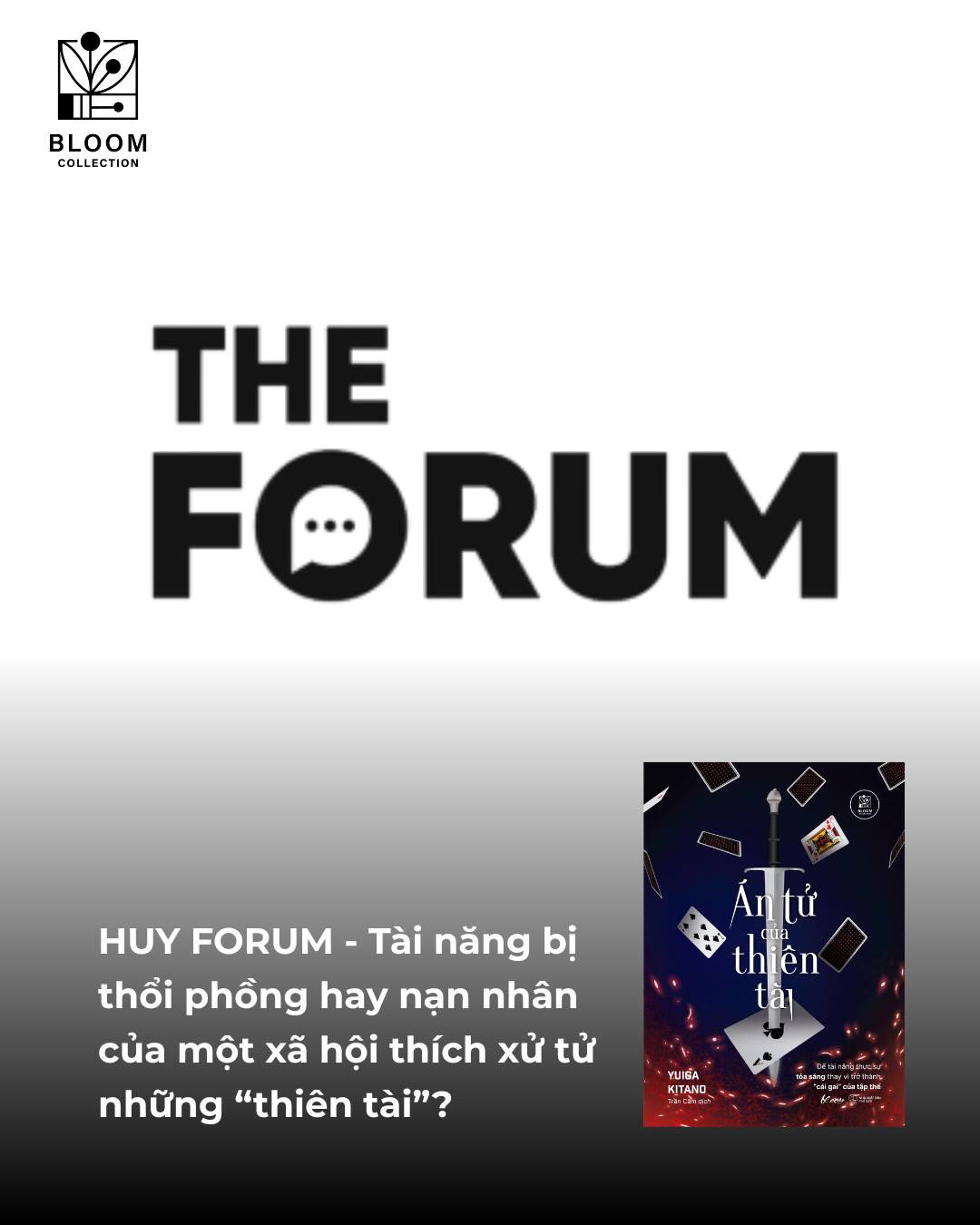 Câu chuyện Huy Forum và cơ chế “Án t.ử”... - Bloom Collection | Facebook