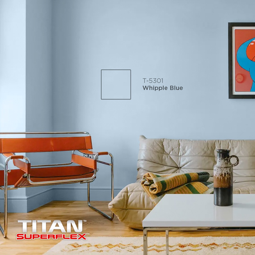 Bright - 'Whipple Blue' from Titan Superflex Elastomeric Paint is a ...